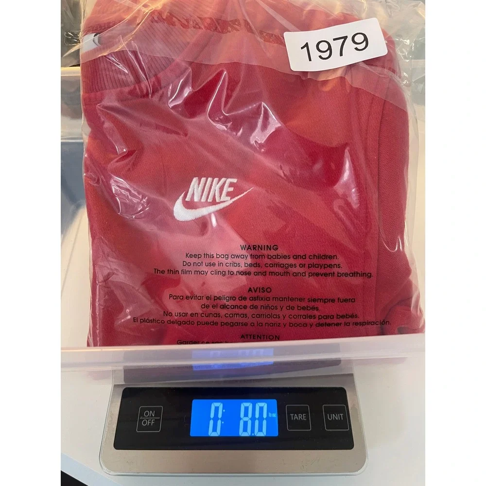 Nike Kids Sportswear Club Fleece Crewneck Sweatshirt Red Small